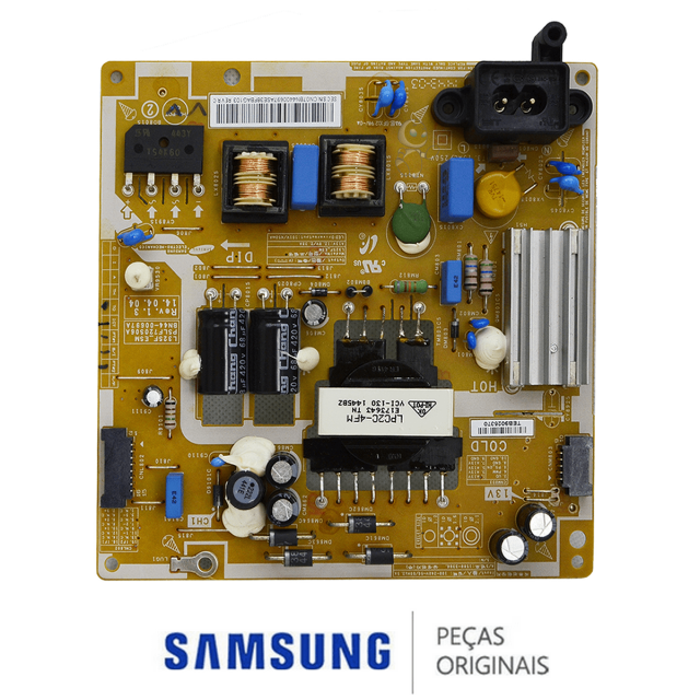 PLACA FONTE SAMSUNG BN44-00697A UN32H5500AFXZA PSLF720S06A Placa fonte SAMSUNG www.soplacas.tv.br